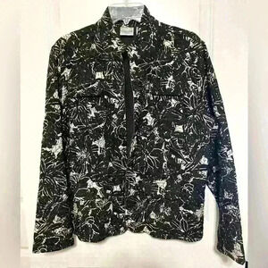 Chico's Women's Jacket Size 3 (XL) brown Polyester,Viscose,Nylon